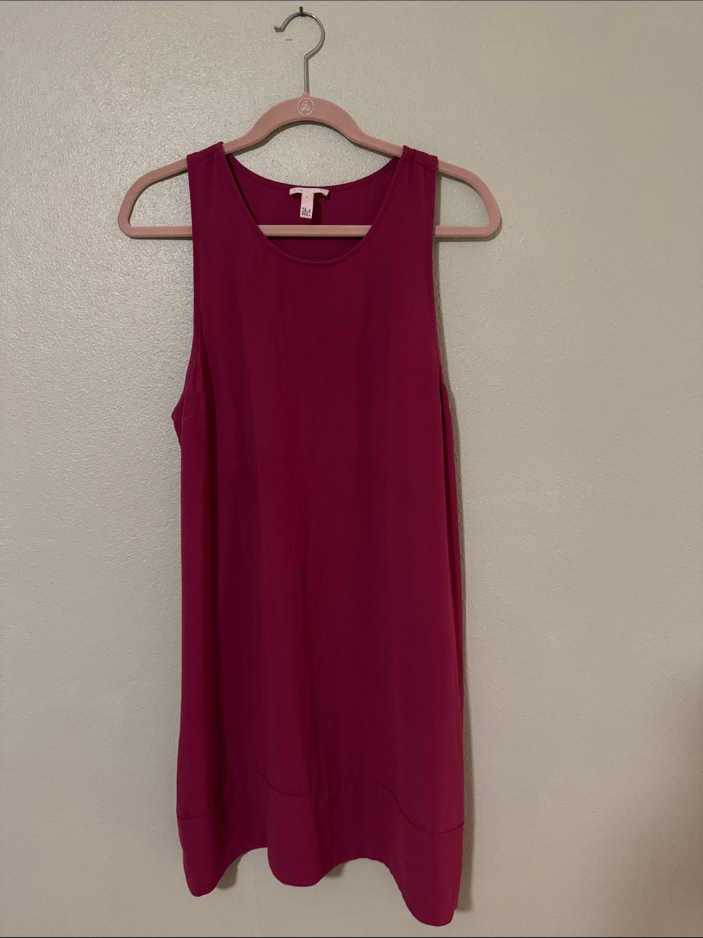 Leith Magenta Sleeveless Mini Dress